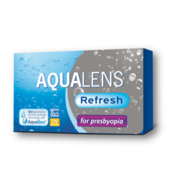 AQUALENS REFRESH FOR PRESBYOPIA ΜΗΝΙΑΙΟΙ ΠΟΛΥΕΣΤΙΑΚΟΙ ΦΑΚΟΙ ΕΠΑΦΗΣ (3 ΦΑΚΟΙ)
